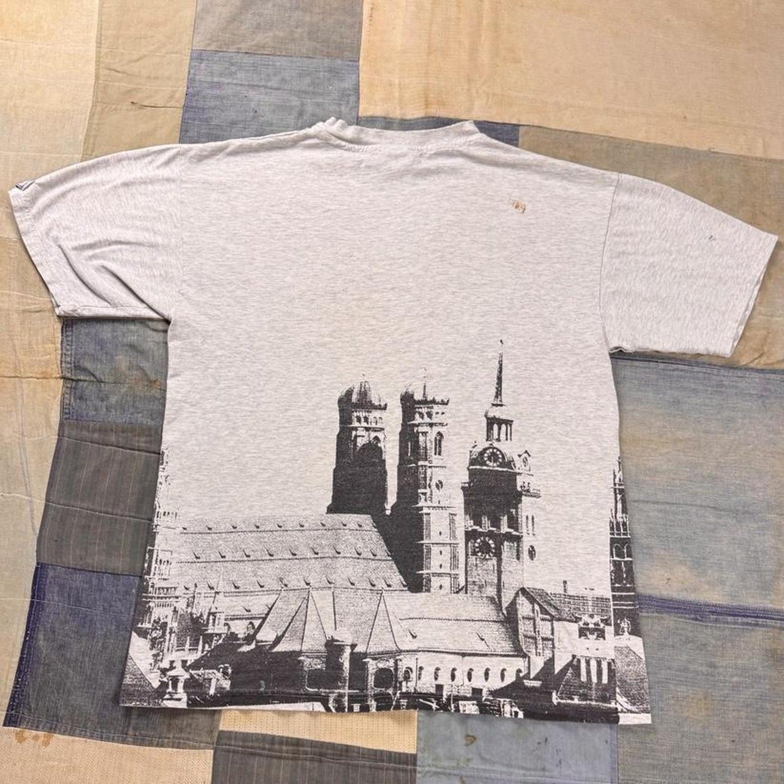 1990s FC Bayern Munich Germany All Over Print Tee | Large
