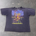 1990s Native American Spirit Warrior Horse Graphic Tee | Large