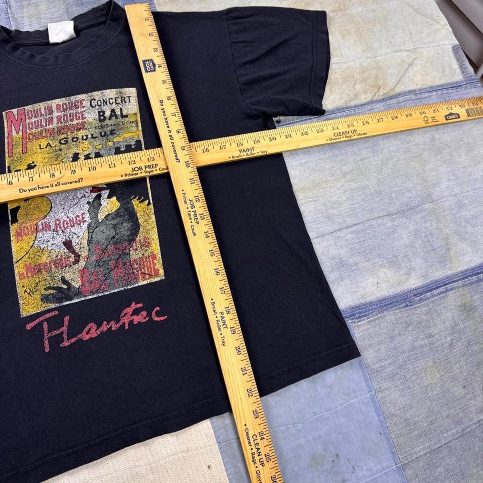 1990s Henri de Toulouse-Lautrec Moulin Rouge Art Graphic Tee | Medium