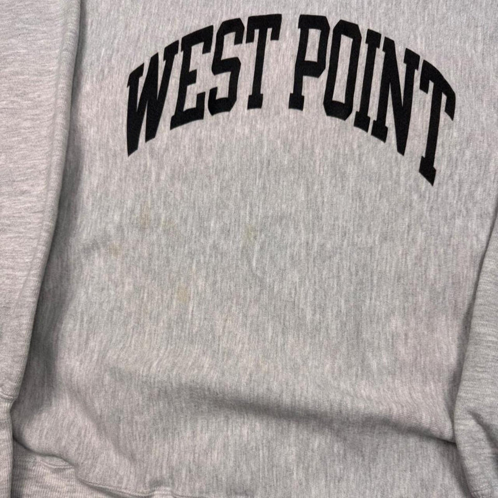 1990s Champion West Point Reverse Weave Sweatshirt | L