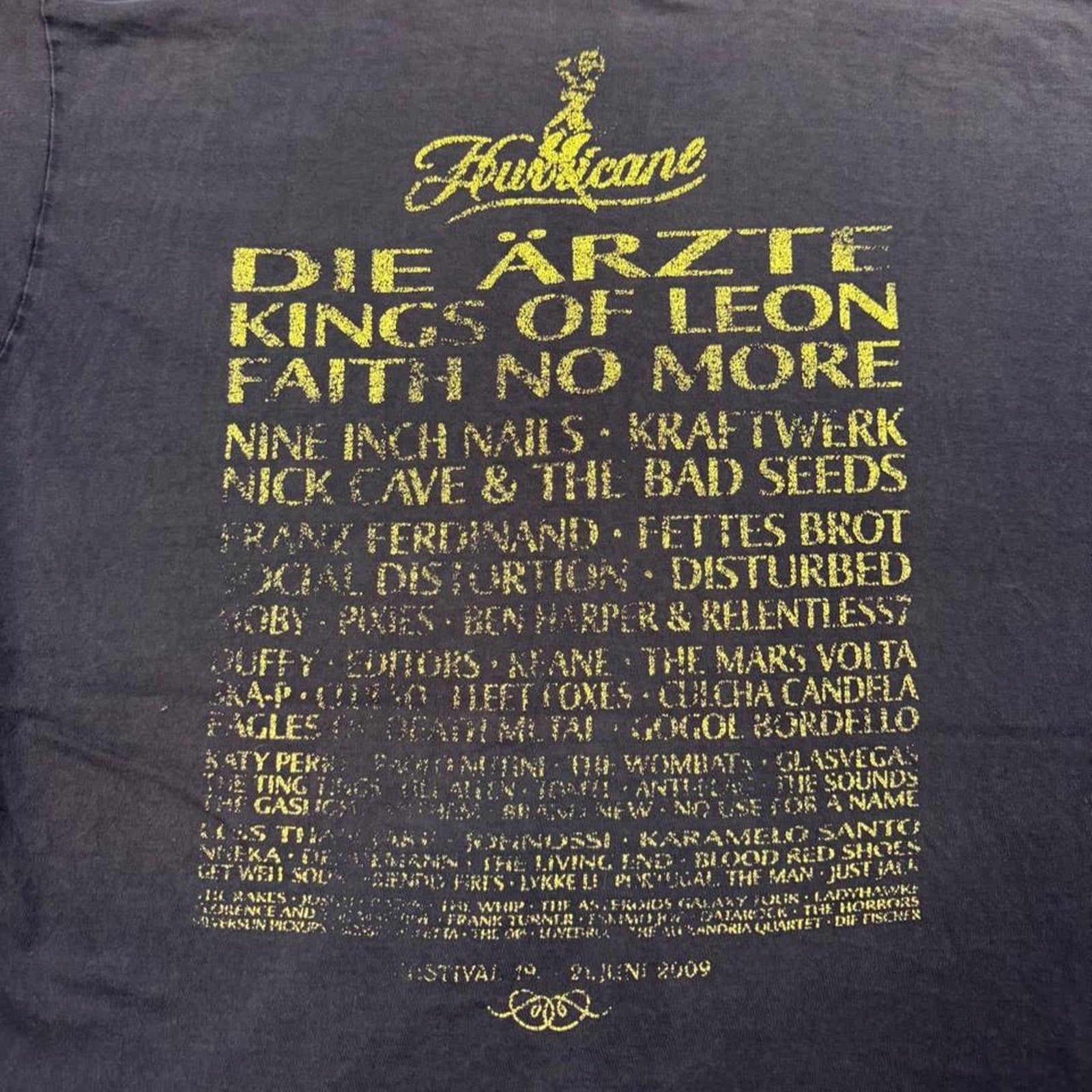 2009 Hurricane Festival Band Lineup Tee | XL