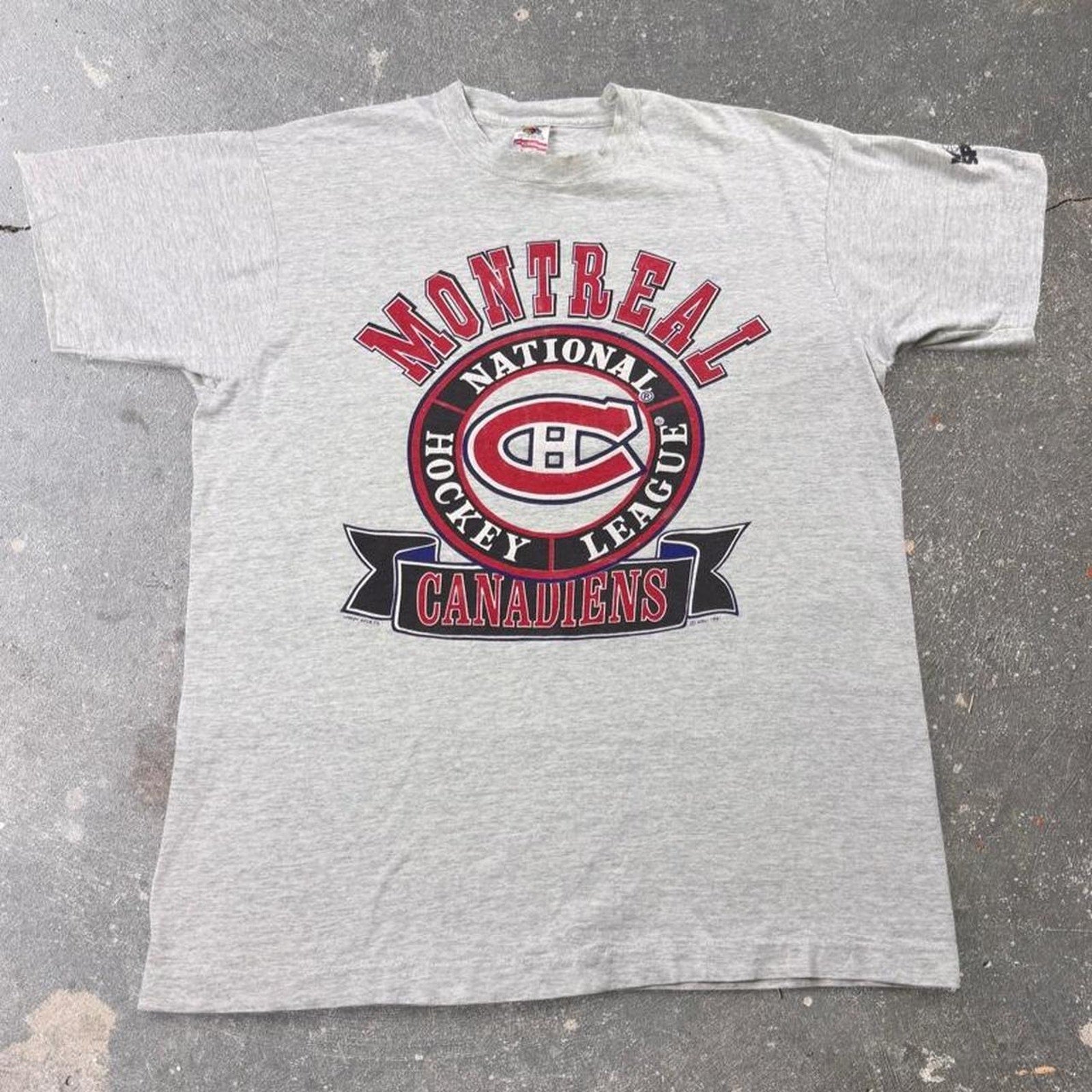 1990s Montreal Canadiens National Hockey League Graphic Tee | XL