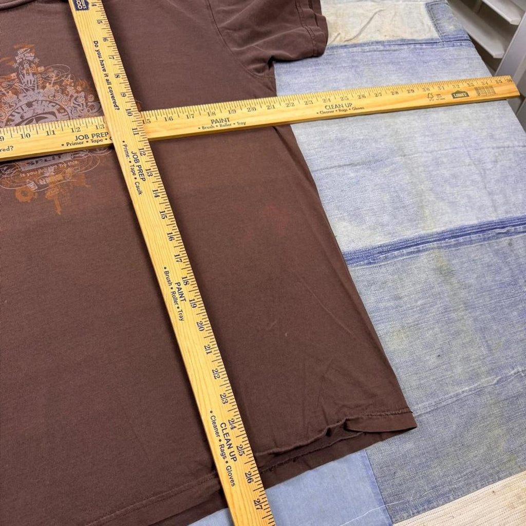 2000s Split Streetwear Tee | Large