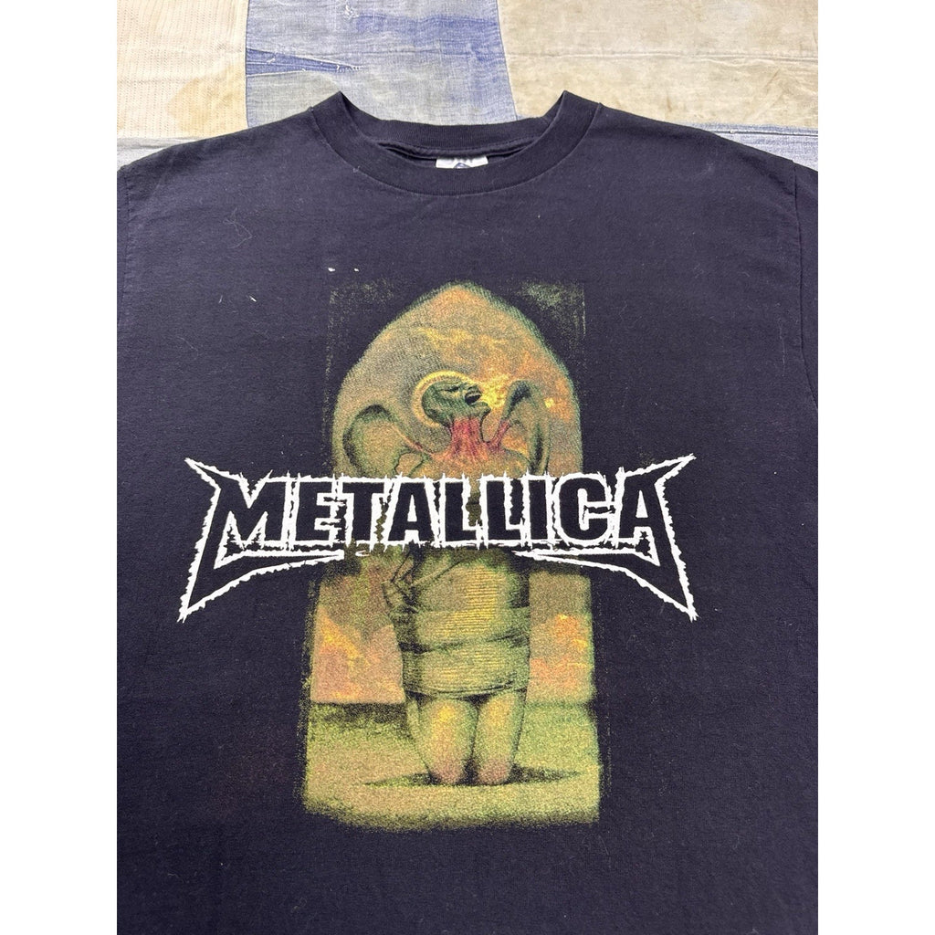 Metallica Madly In Anger With The World 2004 Tour Band T Shirt Mens Medium