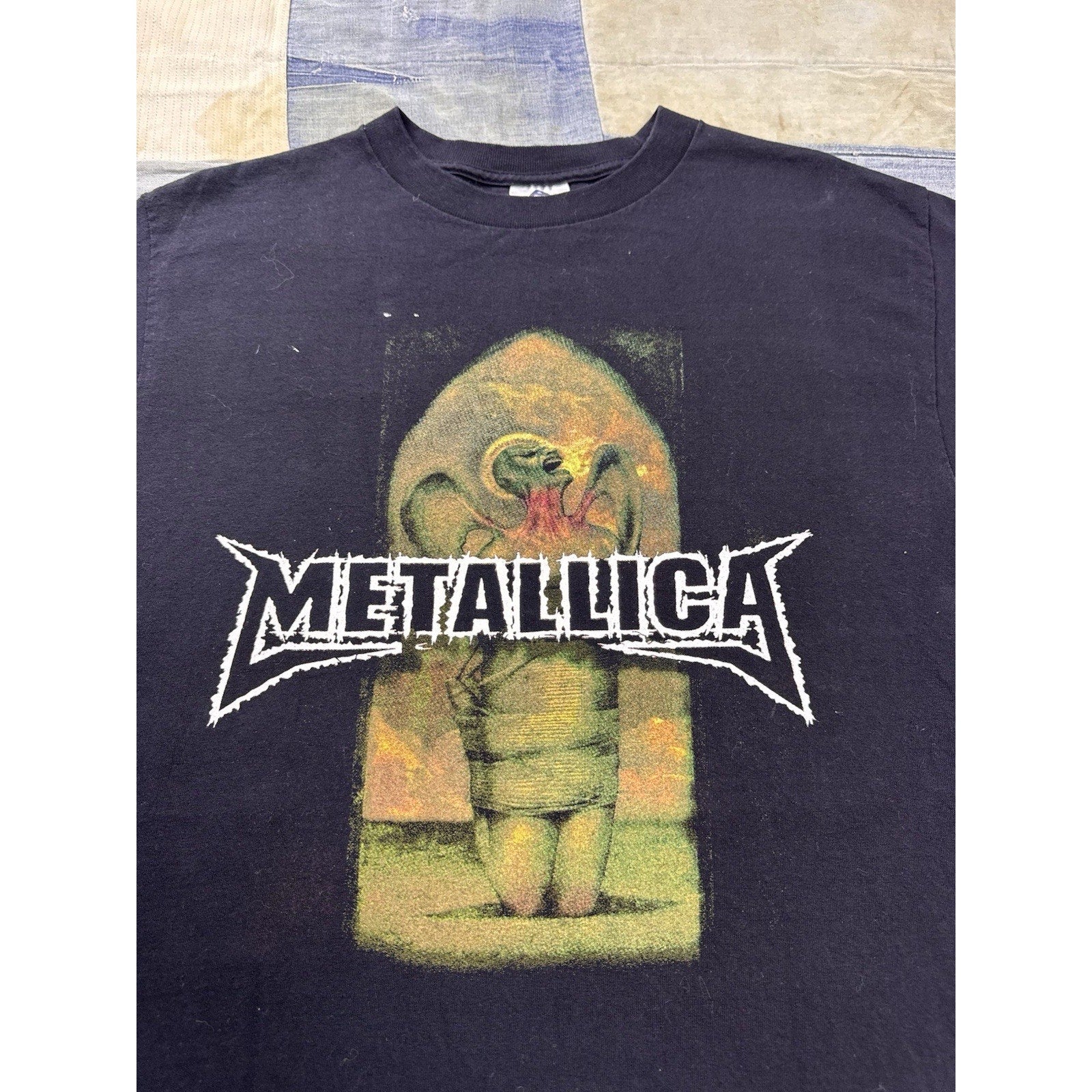 Metallica Madly In Anger With The World 2004 Tour Band T Shirt Mens Medium