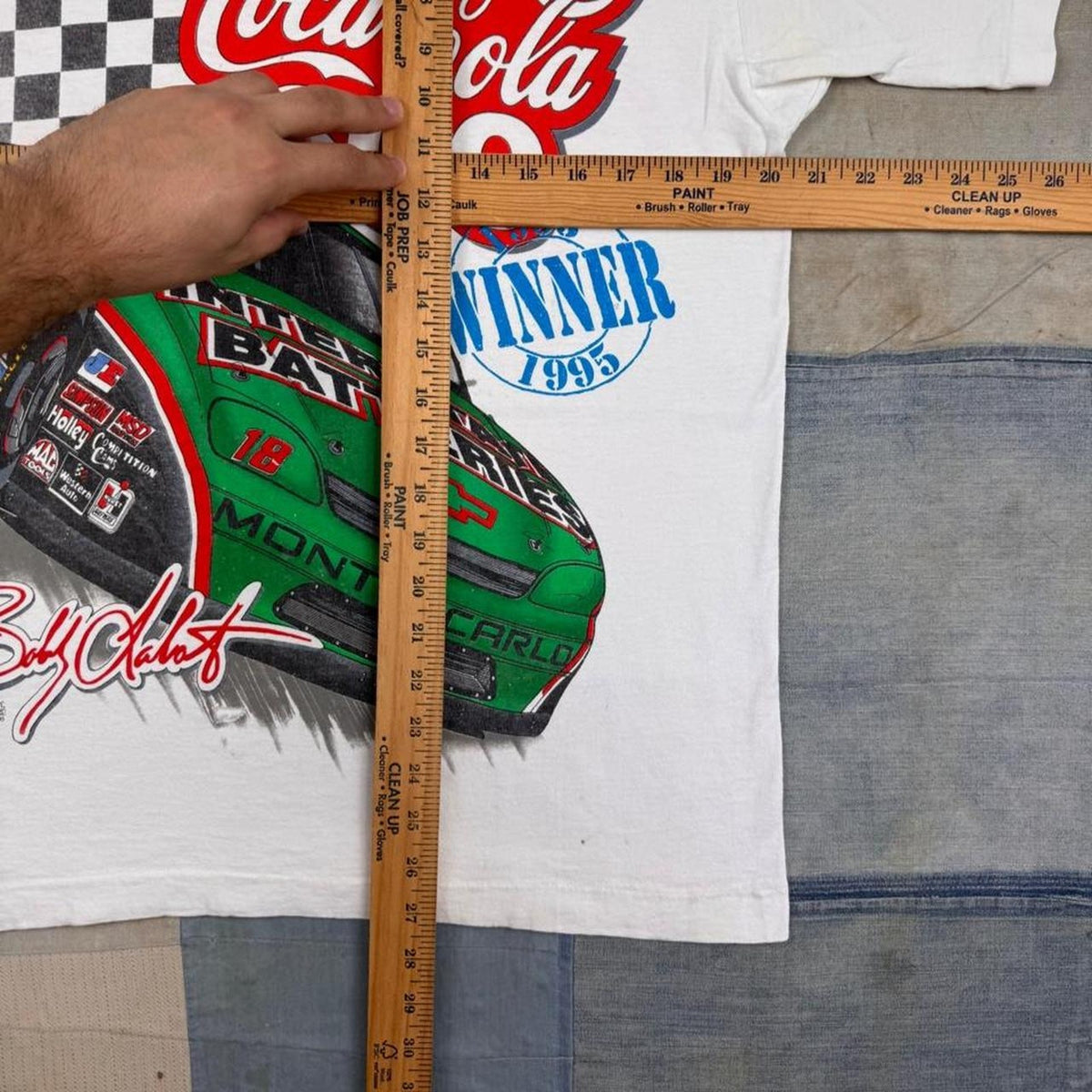 1995 Coca-Cola 600 Bobby Labonte Winner NASCAR Tee | M