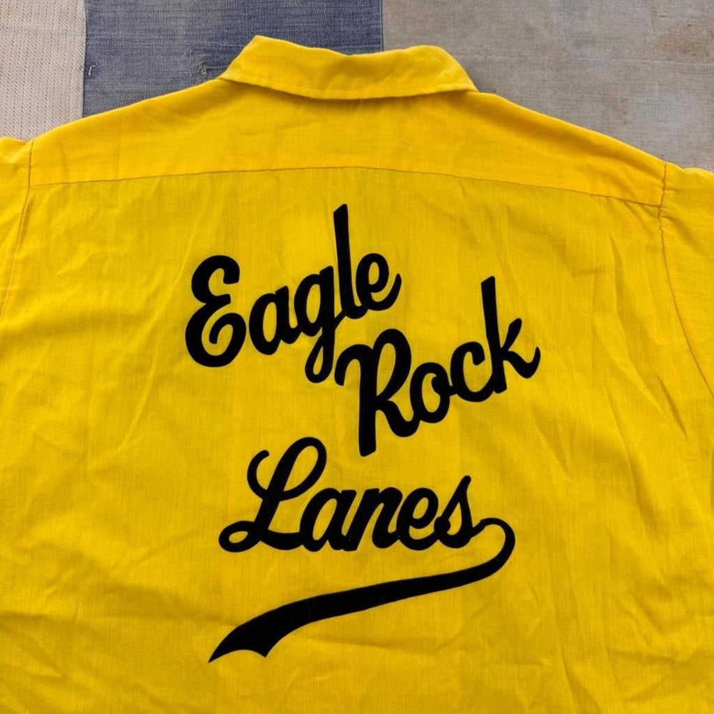 1960s Hilton Eagle Rock Lanes Bowling Shirt | Size 40