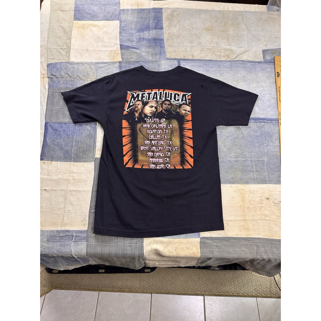 Metallica Madly In Anger With The World 2004 Tour Band T Shirt Mens Medium