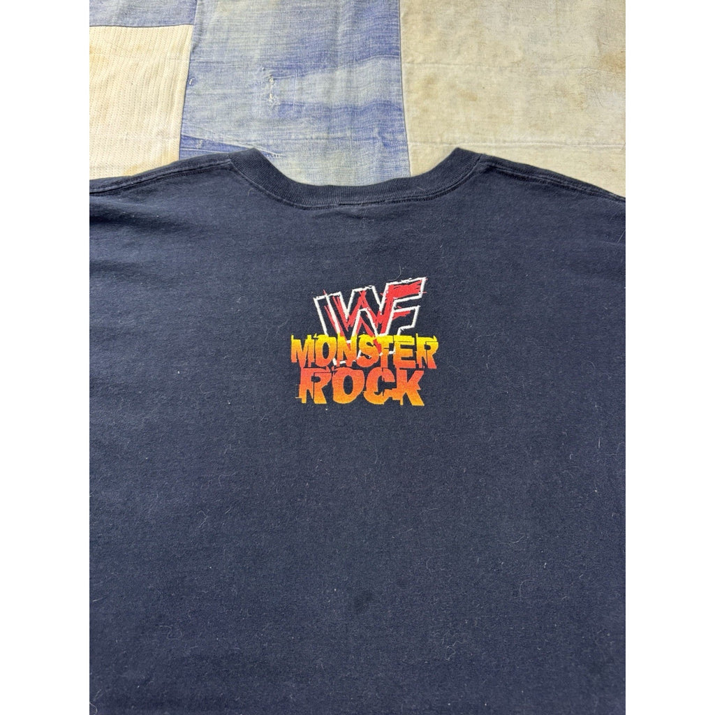 Vintage WWF The Rock Know Your Role T Shirt Monster Rock Wrestling Size XL