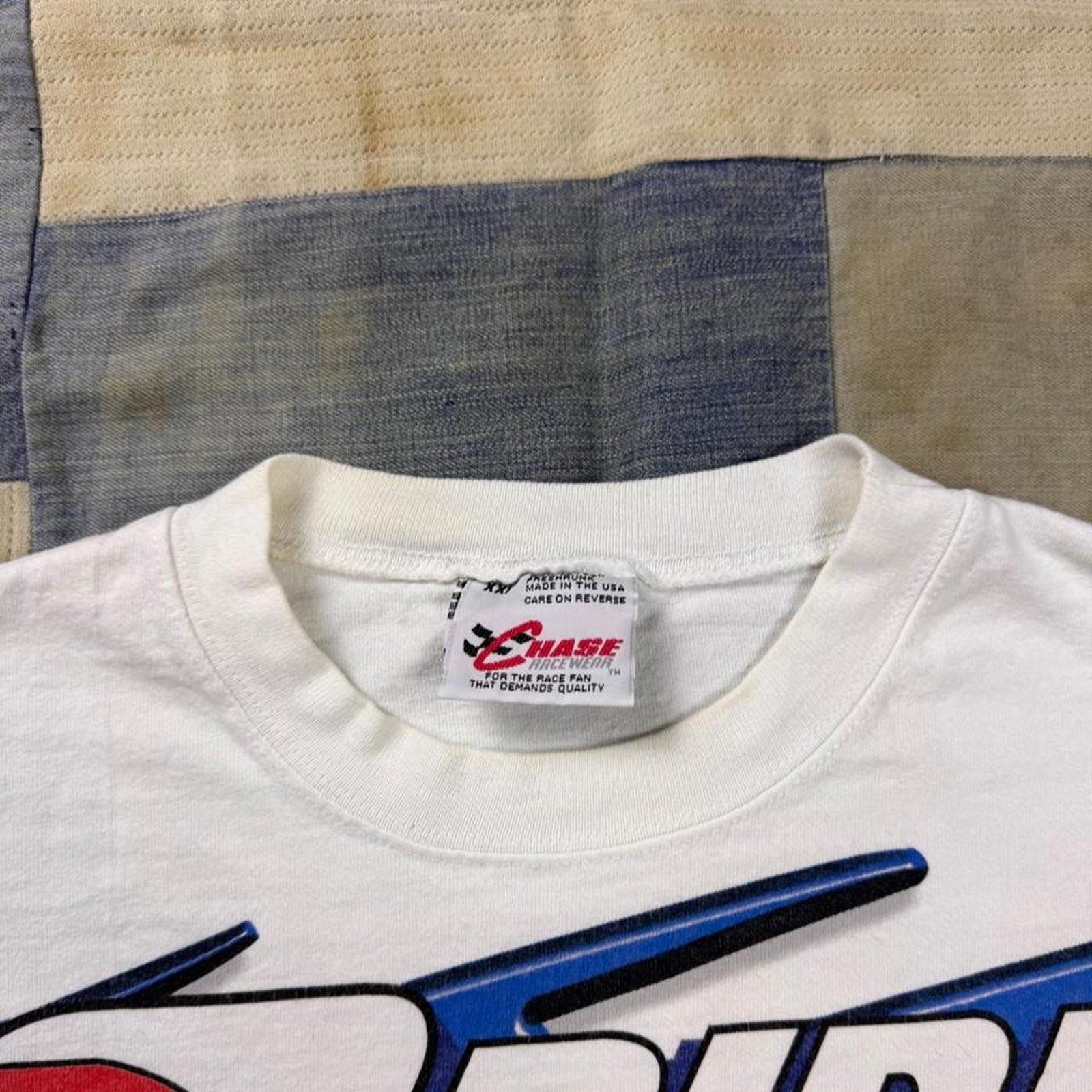 1990s Chase Racewear Robert Yates Racing all-over print tee | XXL