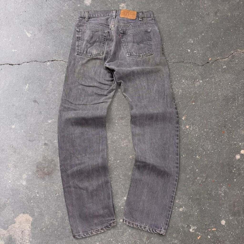 1990s Levi’s 505 Black Stonewash Denim Jeans USA | 30 x 31