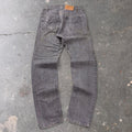 1990s Levi’s 505 Black Stonewash Denim Jeans USA | 30 x 31