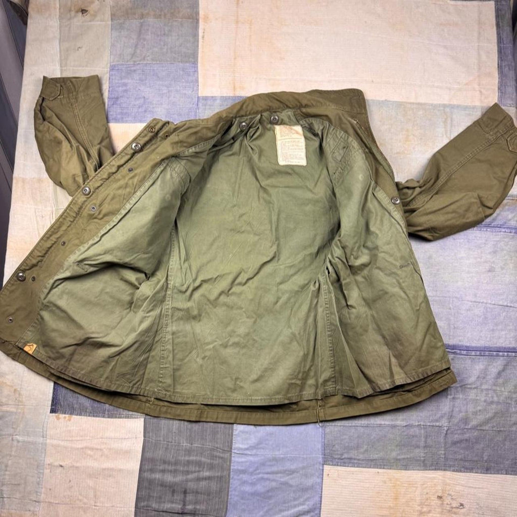 1972 Vietnam Era US Army M-65 Field Jacket 101st Airborne Houston Patched | Small Regular