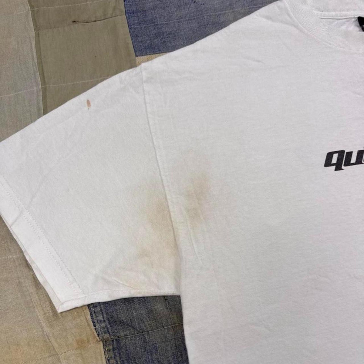 2000s Quiksilver Boarding Company Logo Tee | XL