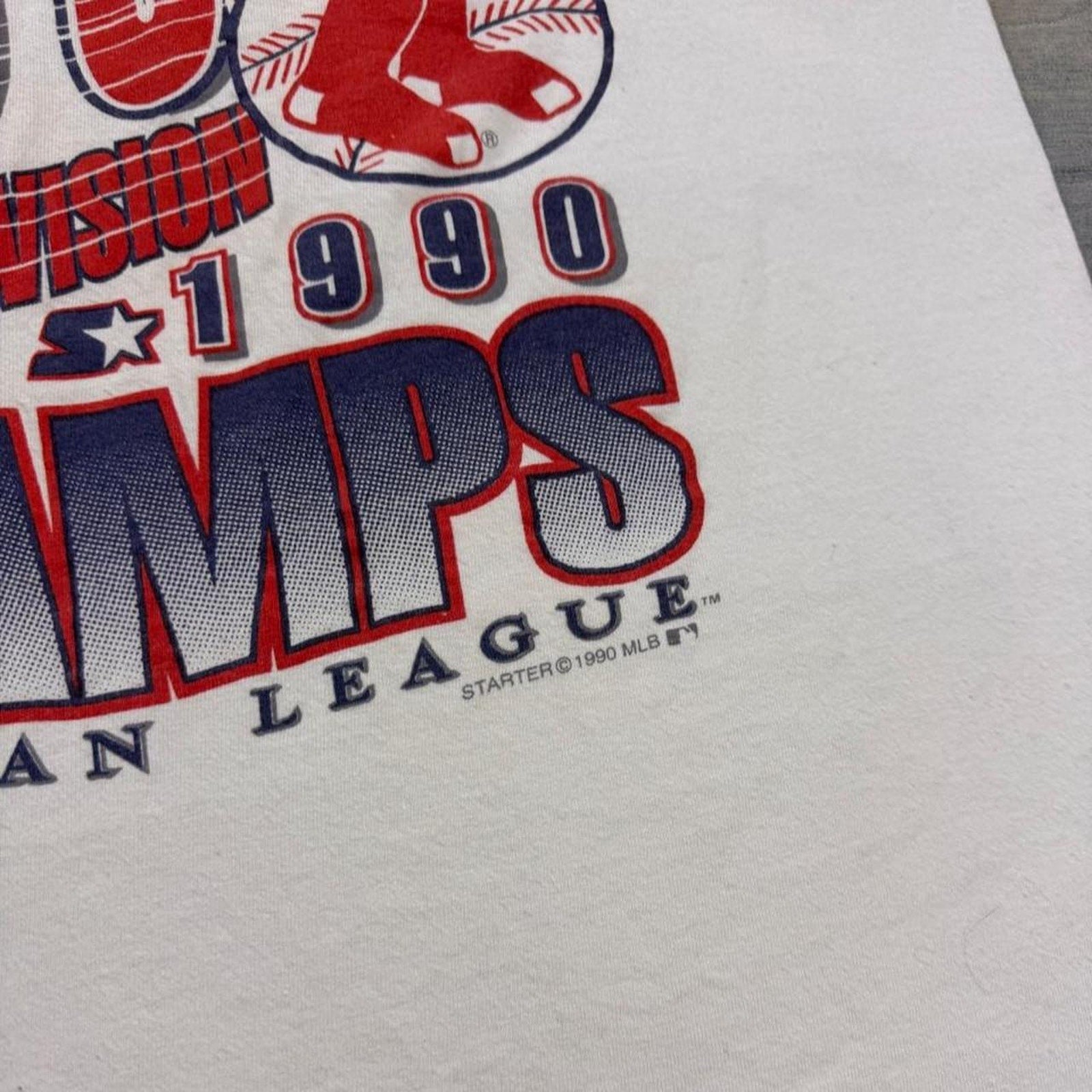 1990 Boston Red Sox Eastern Division Champs Tee | Large