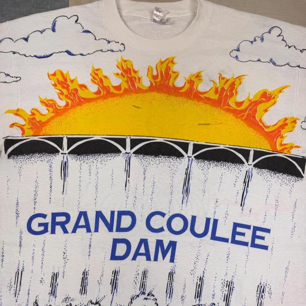 1990s Grand Coulee Dam Laser Light Show Tee | L