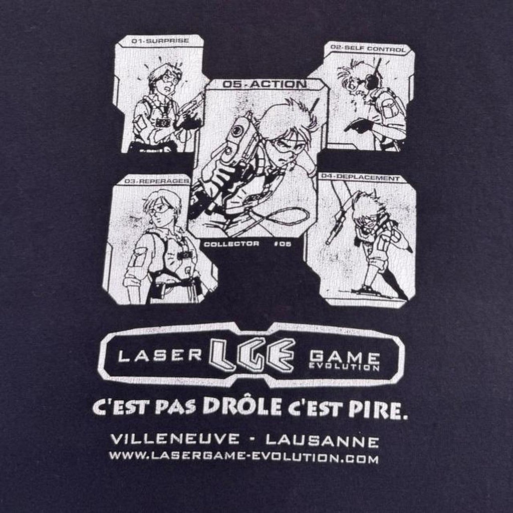 2000s Laser Game Evolution Lausanne Anime Promo Tee | Medium