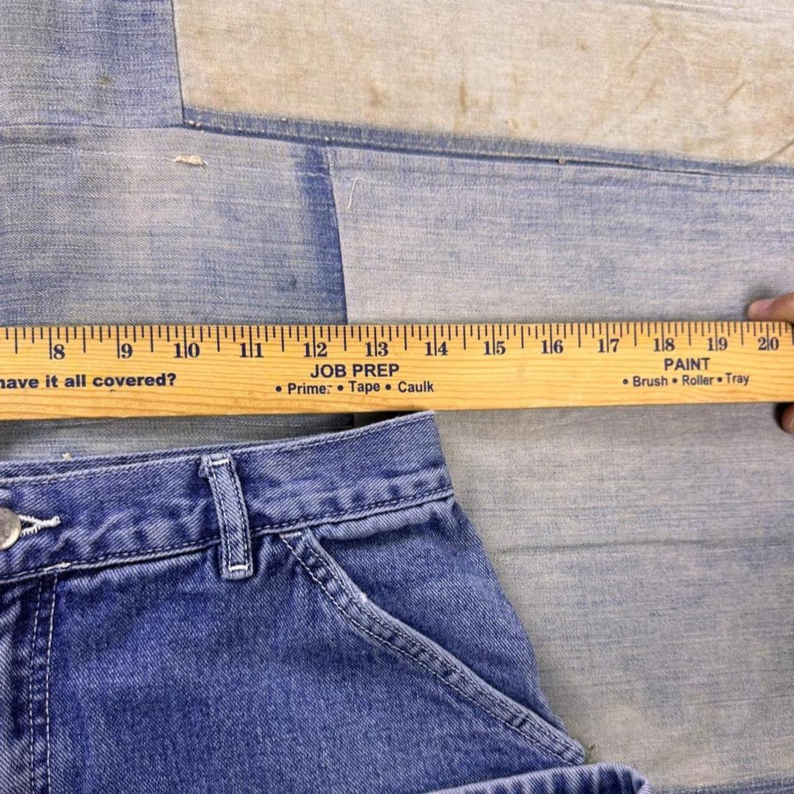 2000s Fun Embroidered Baggy Cargo Jeans | 28x30