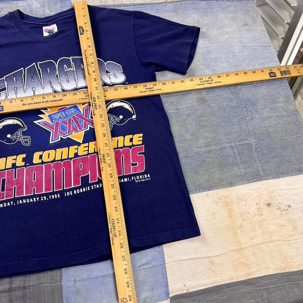 1994 San Diego Chargers AFC Conference Champions Super Bowl Tee | Medium