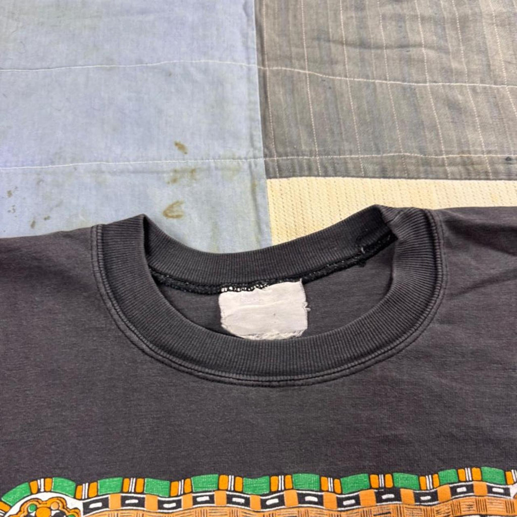 1990s Churinga Crocodile Dreaming Aboriginal Art Tee | XL