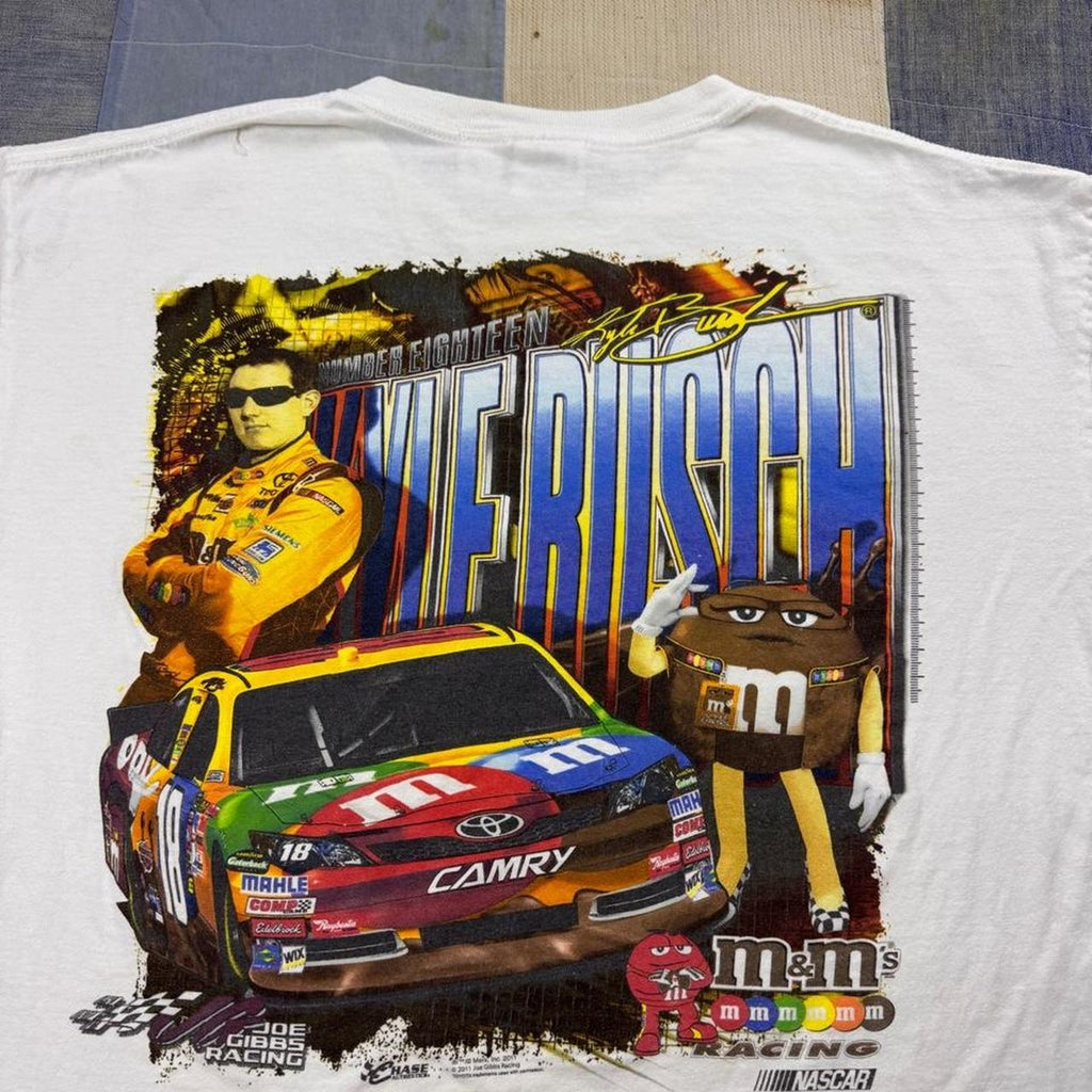 2011 Kyle Busch 18 M&M’s NASCAR Racing Tee | XL