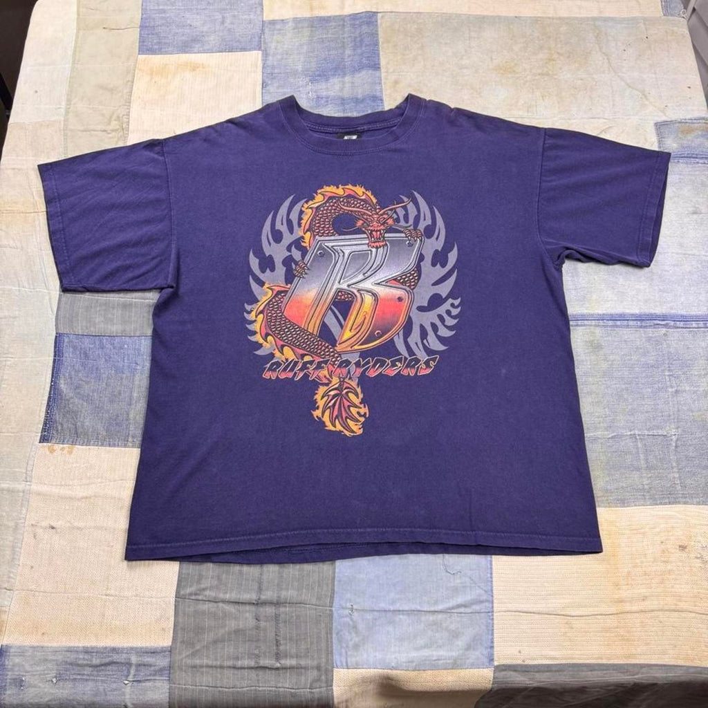 1990s Vintage ruff ryder or die graphic T-shirt