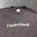1990s Charles Schwab Corporate Logo Tee | XL
