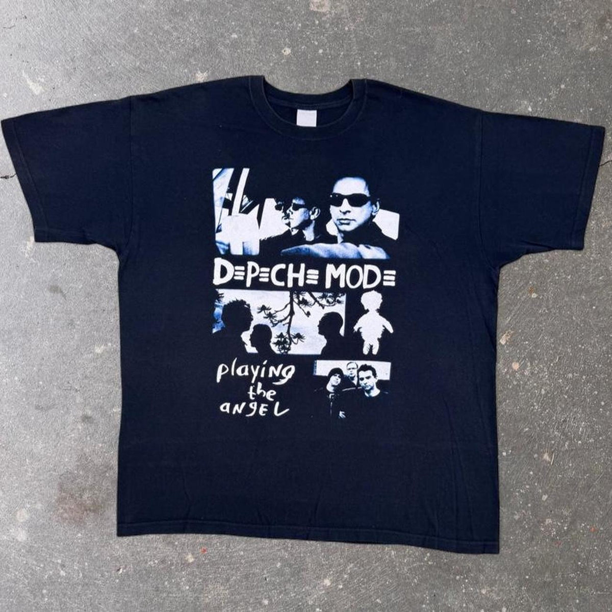 2005 Depeche Mode Playing the Angel Double Sided Band Tee | Large