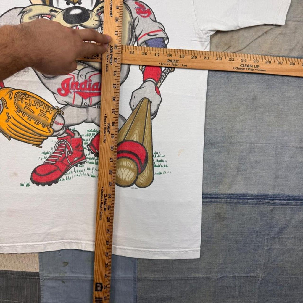 1990s Taz Cleveland Indians Mashup Tee | XL