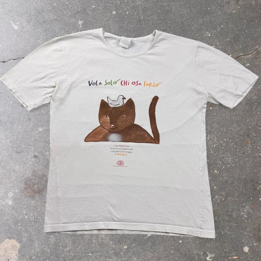 1996 Luis Sepúlveda Seagull and the Cat Italian Book Tee | Medium