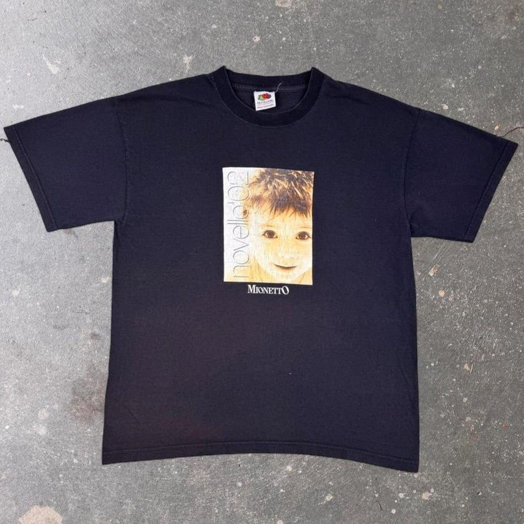 2000s Mionetto Graphic Tee Black Fruit of the Loom | Large