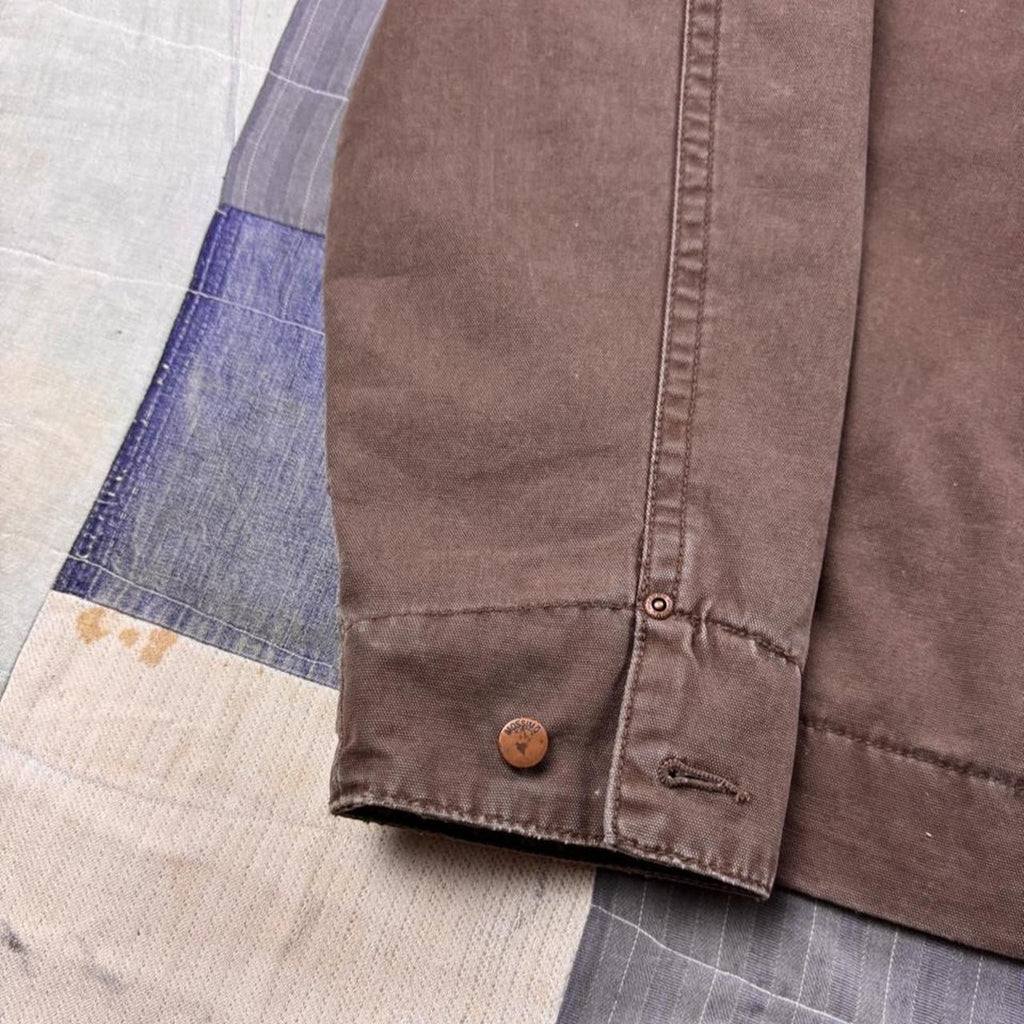 1990s Mossimo Brown Canvas Workwear Jacket | XL