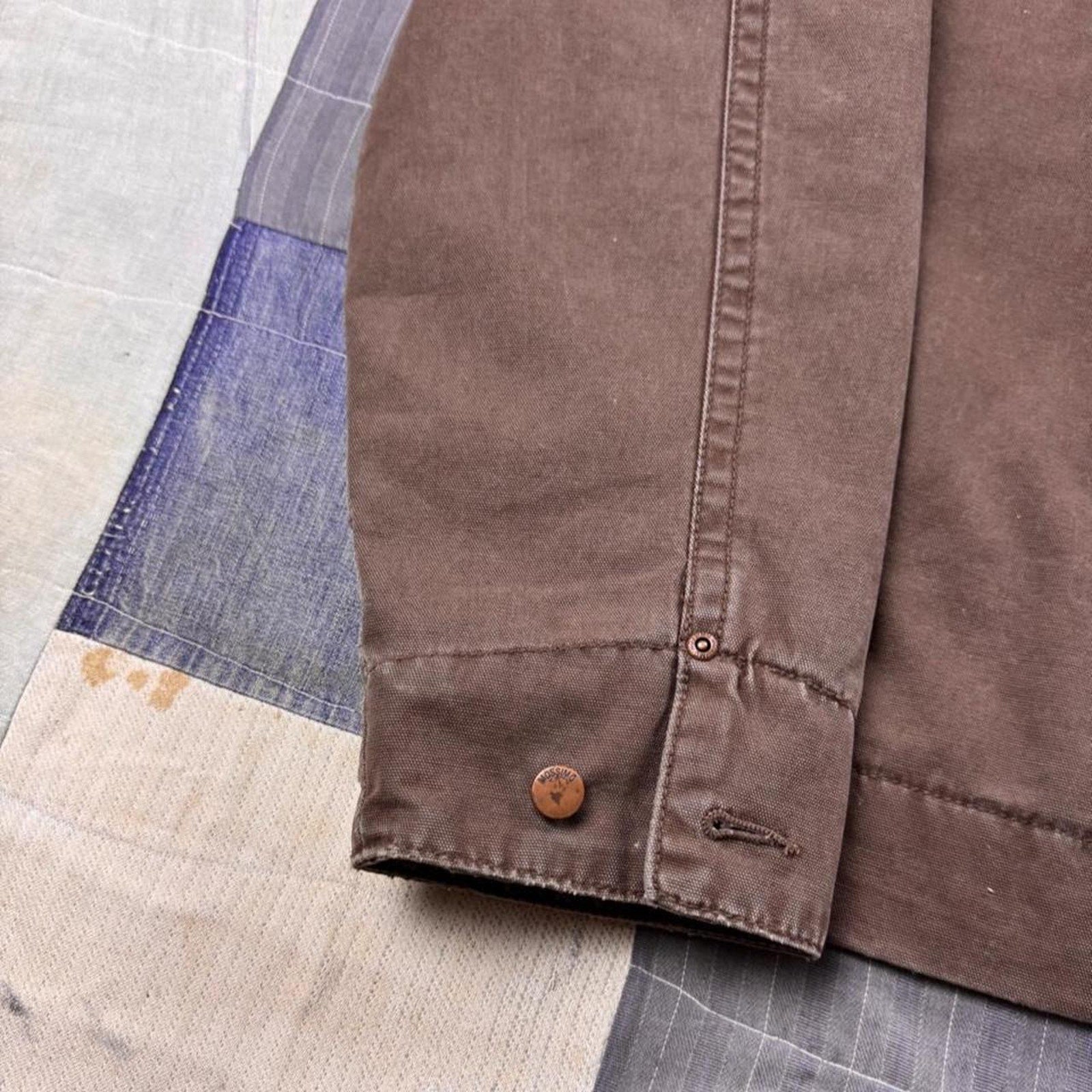 1990s Mossimo Brown Canvas Workwear Jacket | XL