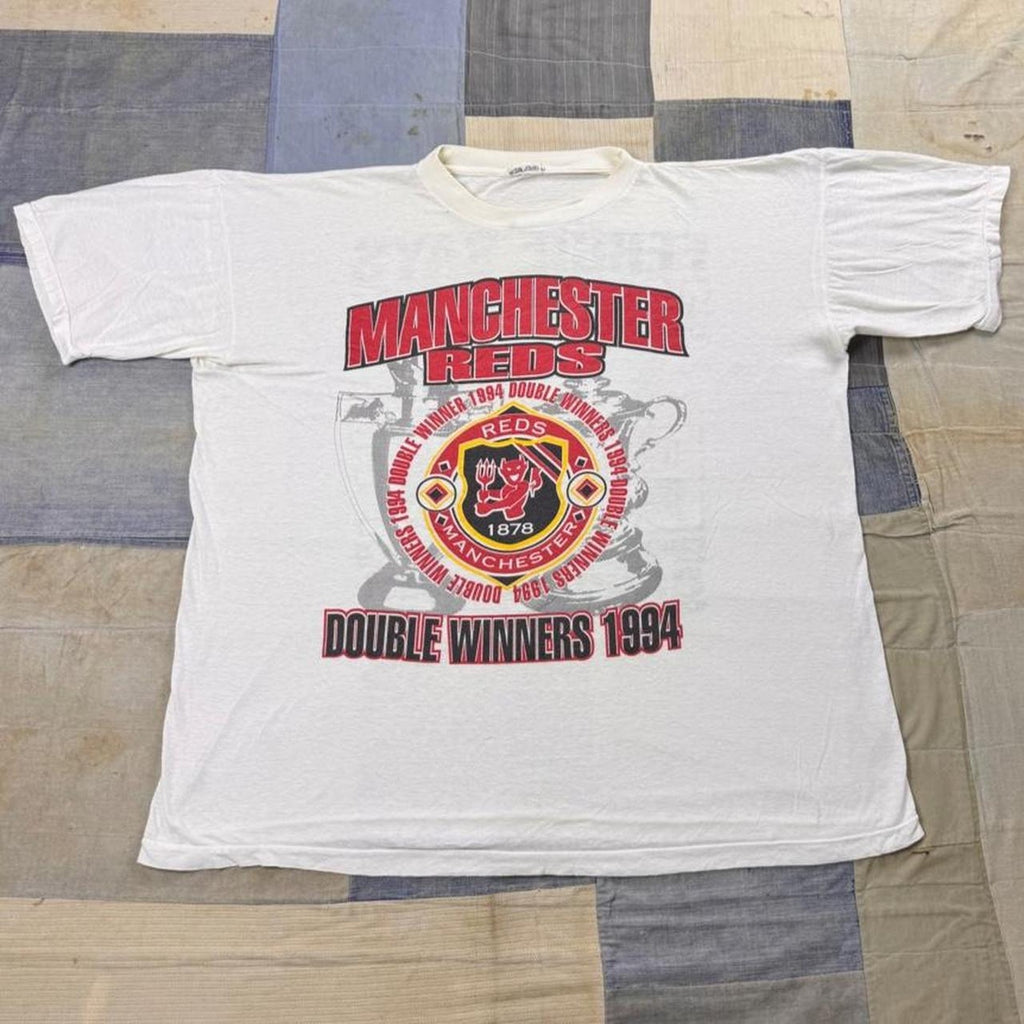 1994 Manchester United Double Winners Tee | XL
