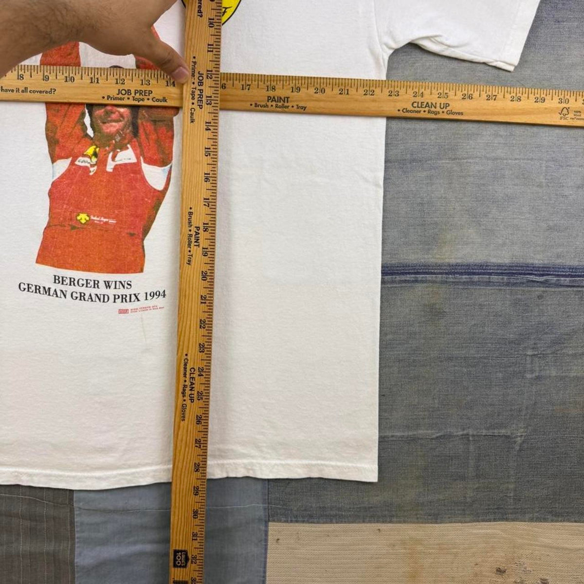 1994 Ferrari Gerhard Berger German Grand Prix Racing Tee | XL