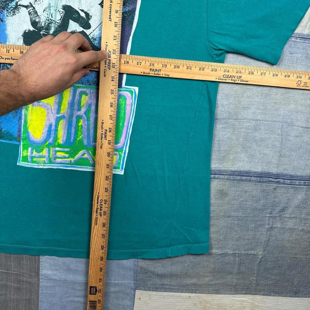 1990s Ocean Pacific Shred Head Surf Tee | XL