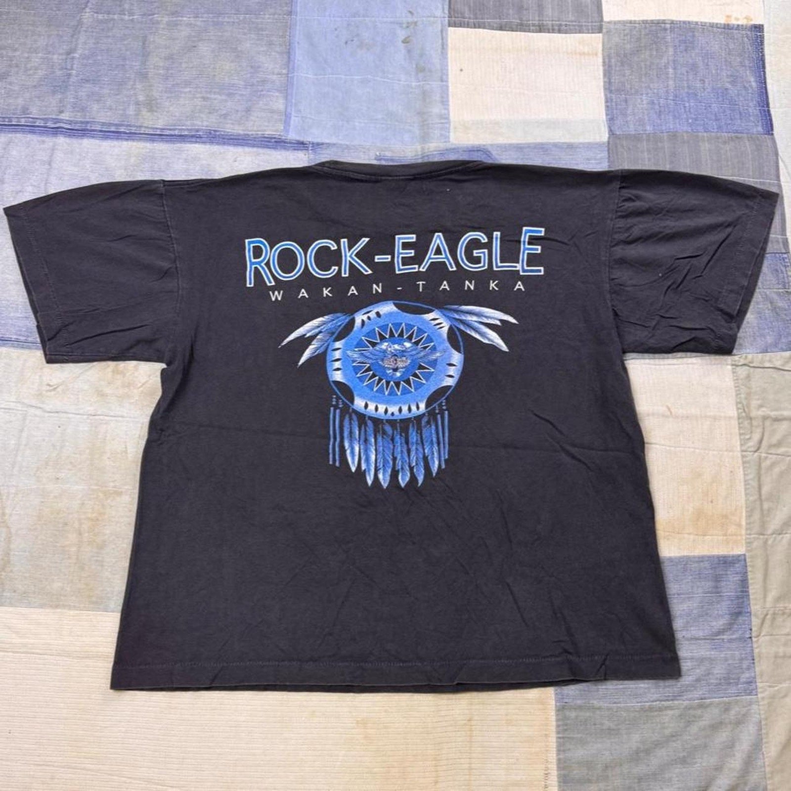 1997 Rock Eagle Spirit Seekers Wakan Tanka Native American Tee | XL