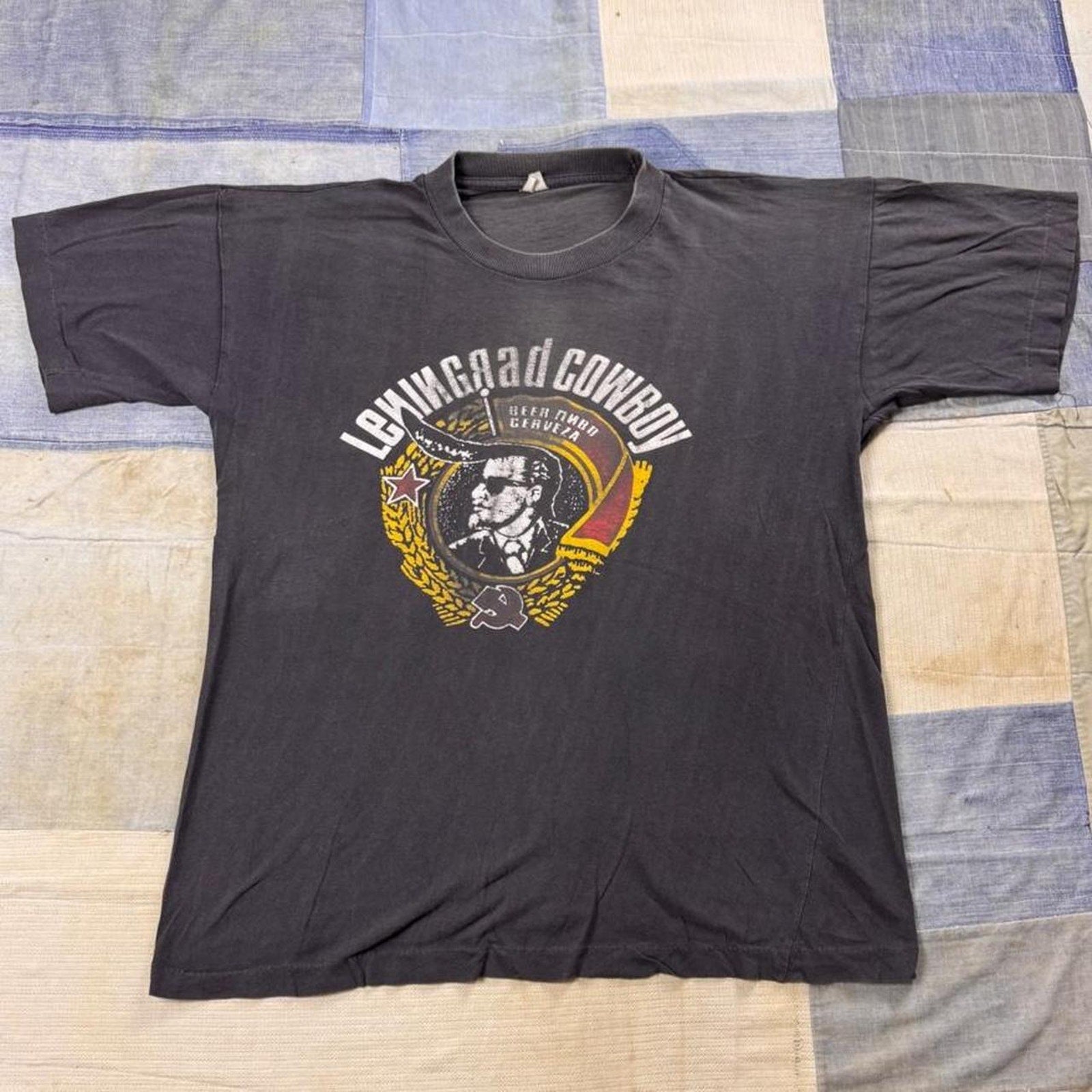 1990s Leningrad Cowboys Beer Drink Gerula Band Tee | Large