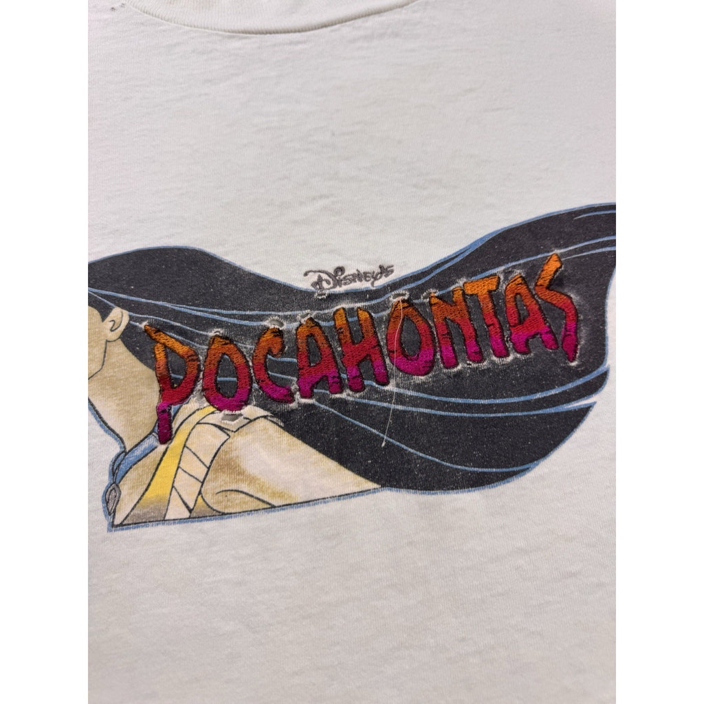 1990’s vintage disney Embroidered pocahontas Movie Promotion shirt Size XL/XXL