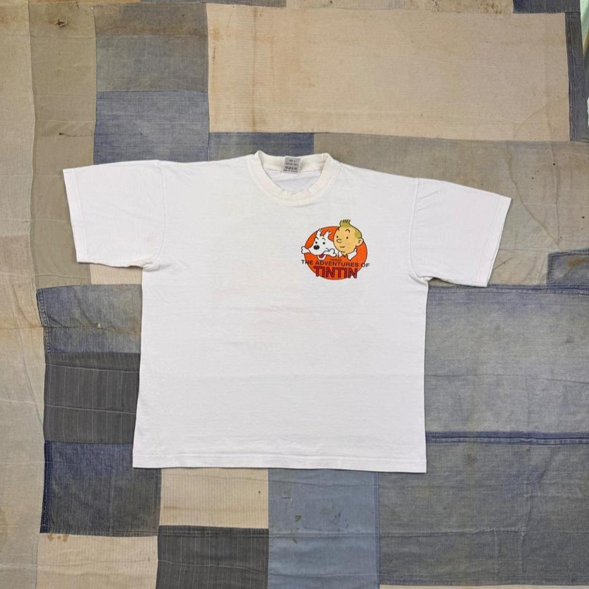 1990s The Adventures of Tintin Destination Moon Graphic Tee | Extra Large
