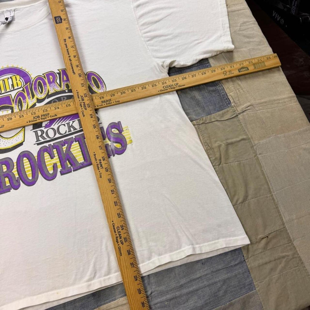 1990s Colorado Rockies MLB Logo Graphic Tee | XXL