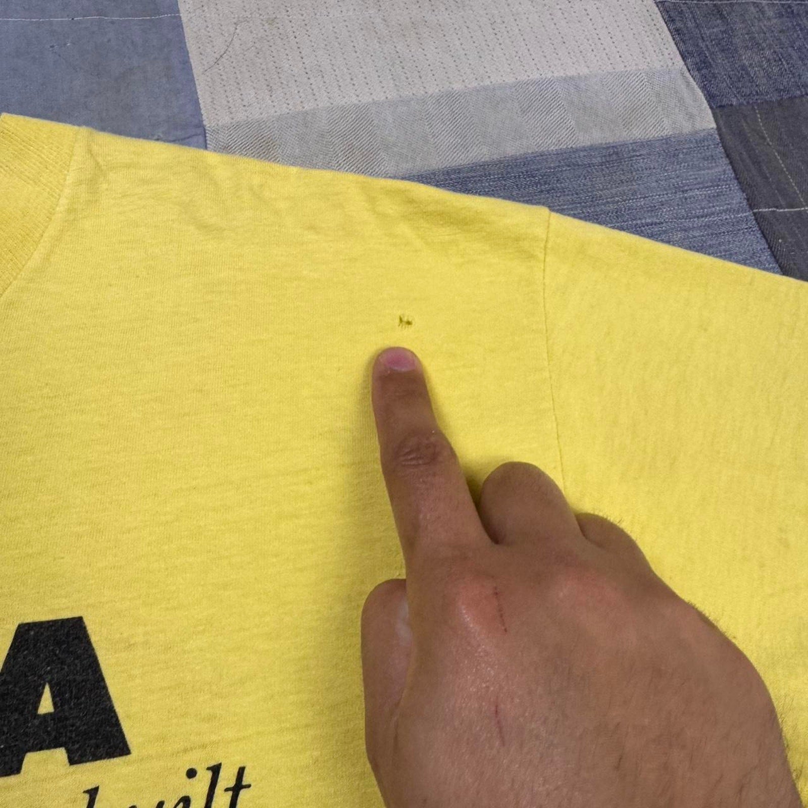 1970’s Yellow Yamaha graphic t-shirt Size XL