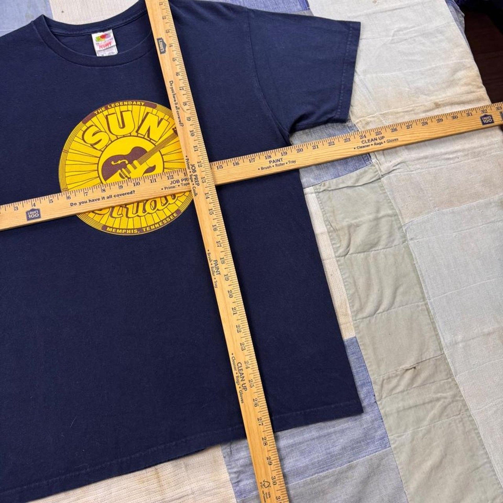 1990 Sun Studio Memphis Tennessee Guitar Music T Shirt large