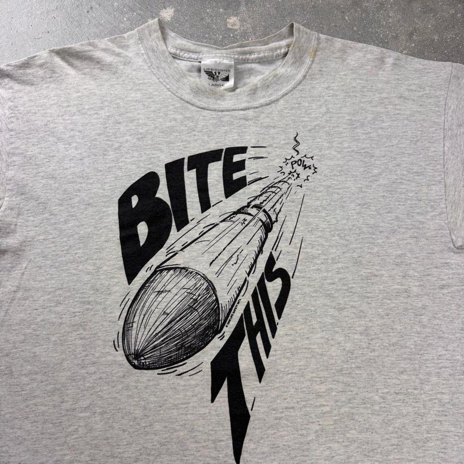 1990s Bite This Graphic Tee | Large