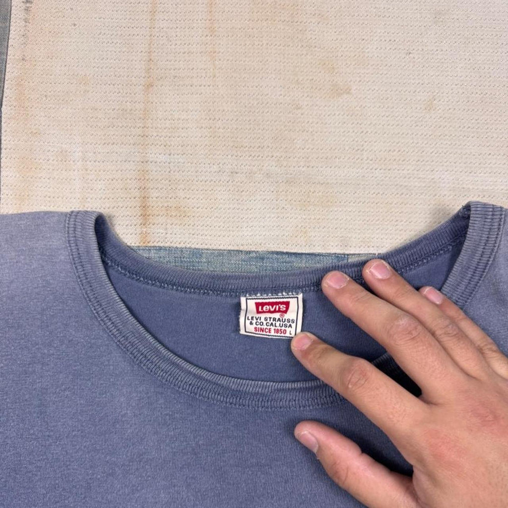 1990s Levi's LS Logo Tee | XL