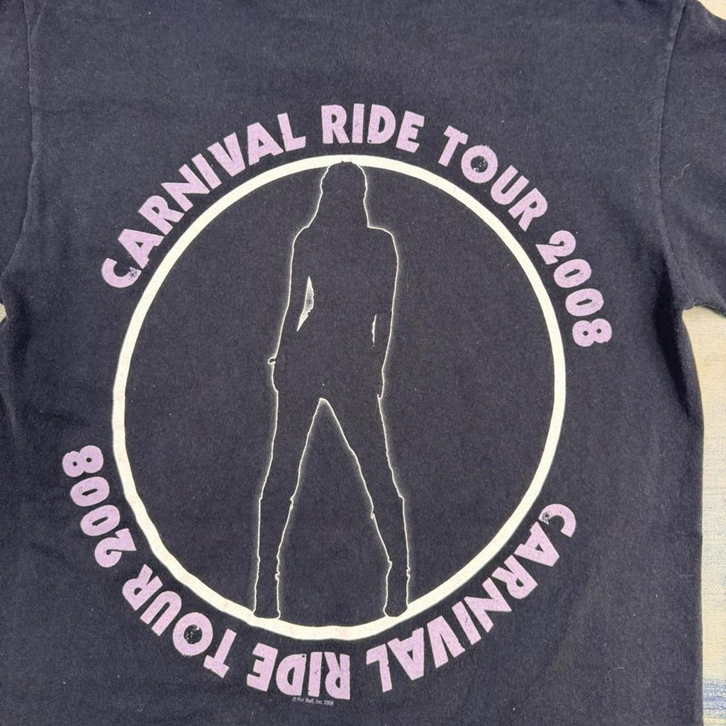 2008 Carrie Underwood Carnival Ride Tour Double Sided Graphic Tee | Small