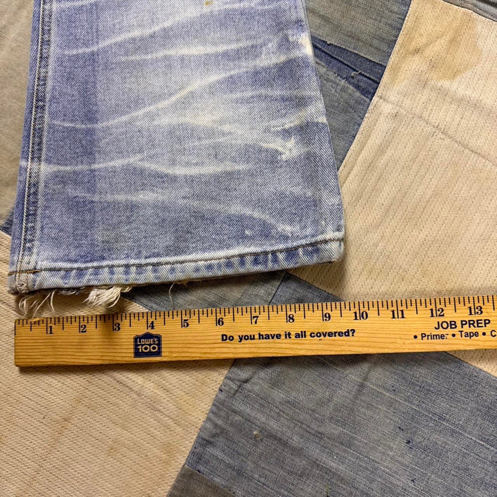 2000s Mudd blue acid wash flare jeans | 30x31