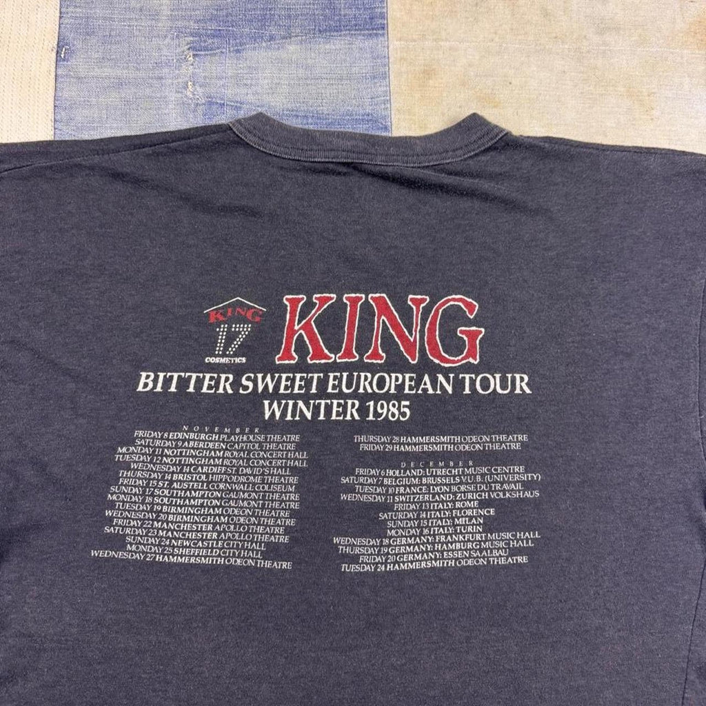 1985 King Bitter Sweet European Tour Band Tee | Small