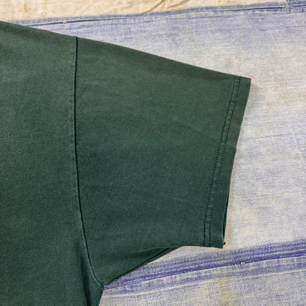 1990s faded Green Pocket Tee | XL