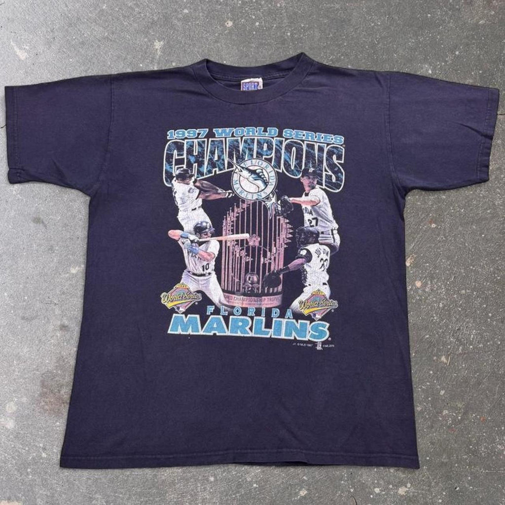 1997 Florida Marlins World Series Champions Graphic Tee | Large